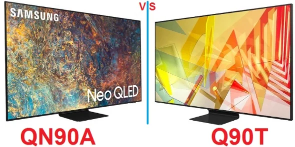 مقایسه تلویزیون سامسونگ Q90T و تلویزیون سامسونگ QN90A