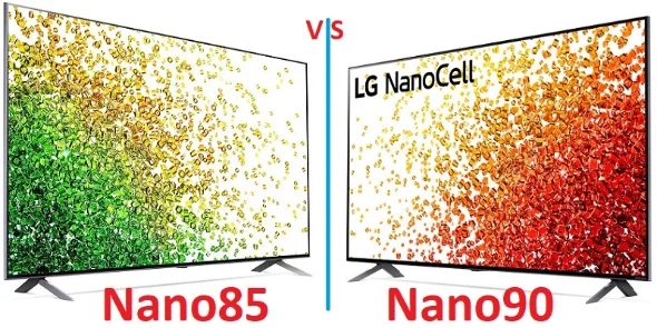 مقایسه تلویزیون Nano90 و Nano85 | بهترین تلویزیون نانوسل ال جی 2021 و 2022