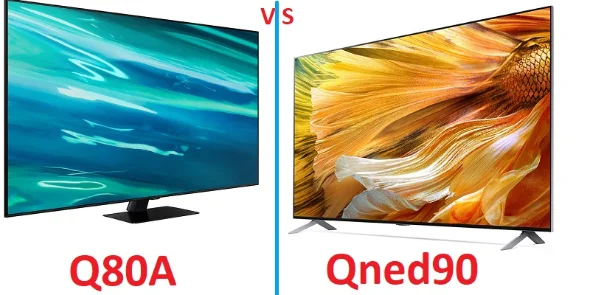 مقایسه تلویزیون ال جی کیوند Qned90 و تلویزیون سامسونگ Q80A