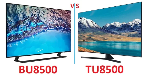 بهترین تلویزیون کریستال 4K سامسونگ 2022 | مقایسه تلویزیون BU8500  و TU8500