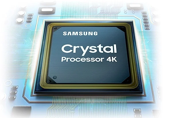 Crystal 4K Processor در تلویزیون سامسونگ AU7000