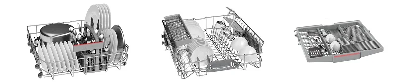 ظرفشویی بوش سری 4 ترکیه و سبد های آن