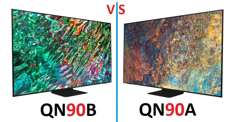 مقایسه تلویزیون سامسونگ نئوکیولد QN90A و تلویزیون سامسونگ نئوکیولد QN90B